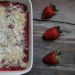 Crumble di fragole e rabarbaro