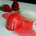 Tulipani allo yogurt con cuore di fragola