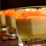 Mousse di camomilla e pesche – Peach chamomille mousse cakes