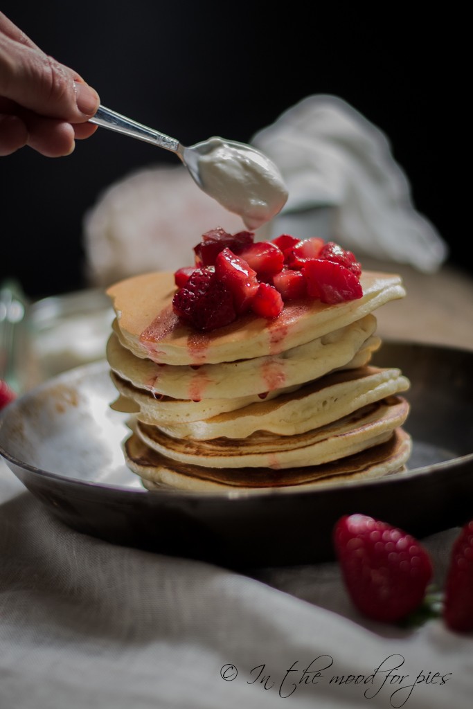 pancakes fragole yogurt-1