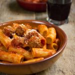 Rigatoni con le pallotte