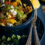 Insalata di quinoa con alghe wakame