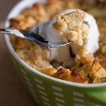 Apple bread pudding