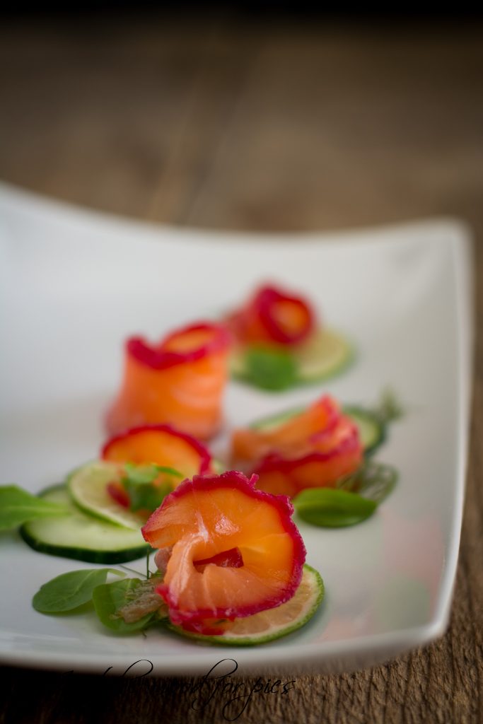 gravlax per antipasto