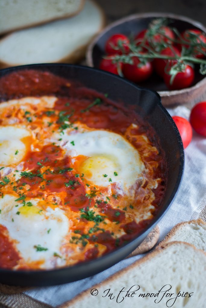 Preparazione shakshuka