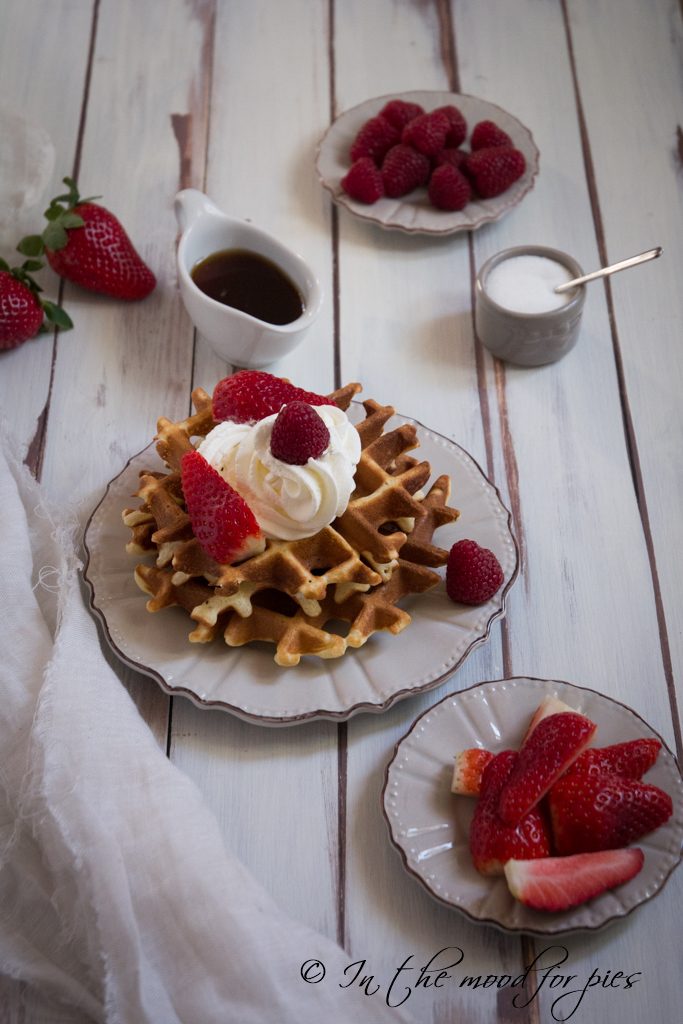 waffle con panna 