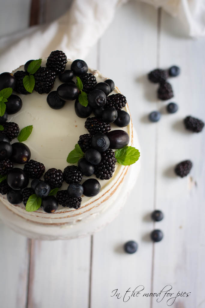 naked cake dall'alto 