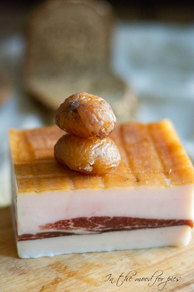 Marron glacè e lardo 